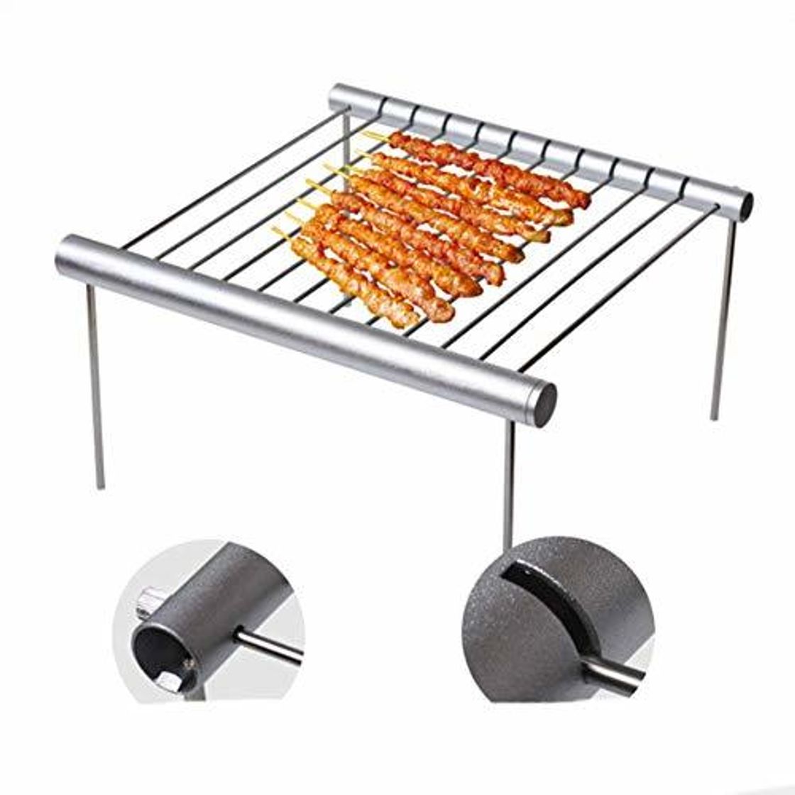 Producto OOBY Camping Portable Grill Plegable Parrilla De Barbacoa De Acero Inoxidable para