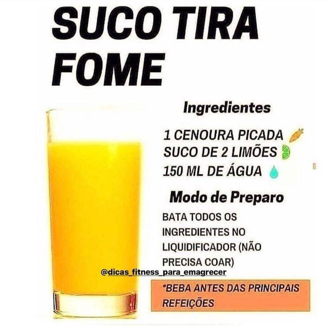 Fashion Suco tira fome.