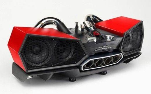 Conheça o Lamborghini de 800 watts de potência para decorar.