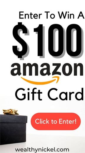 Sorteio Vale Presente de $100 da Amazon.