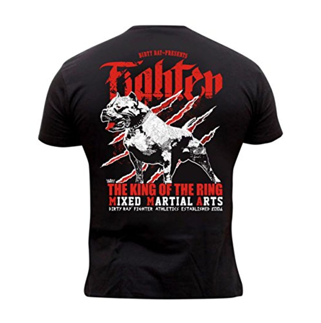 Productos Dirty Ray Artes Marciales MMA The King of The Ring Camiseta Hombre