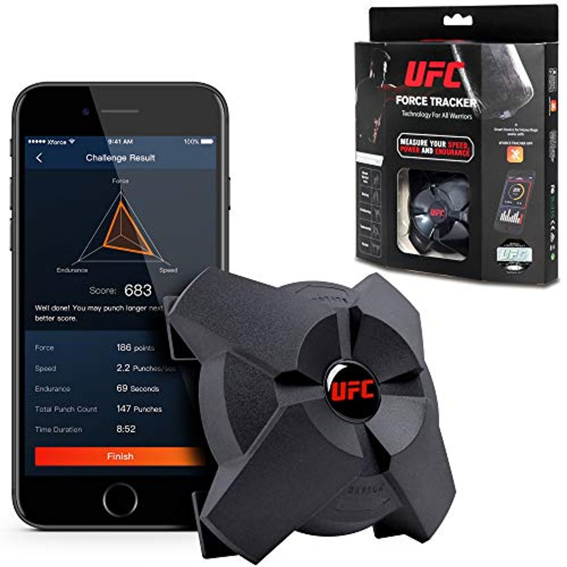 Fitness UFC Combat Strike Force Tracker Dispositivo Inteligente para Sacos de Boxeo