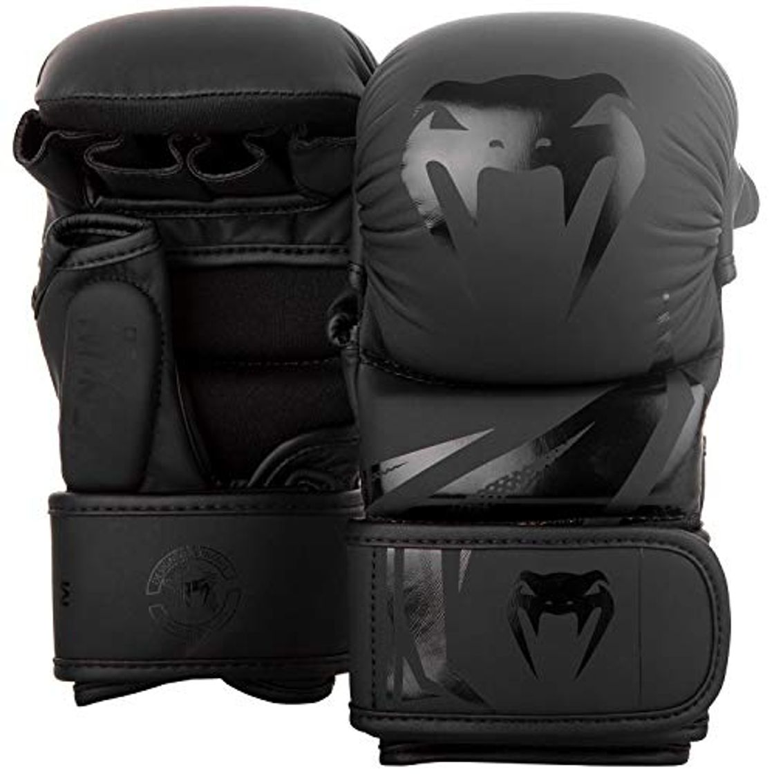 Fitness VENUM Challenger 3.0 Guantes de MMA Sparring, Unisex Adulto, Negro