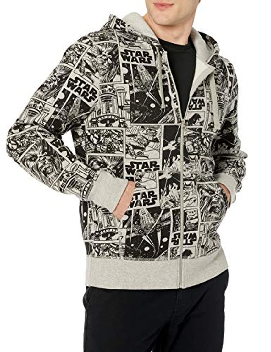 Moda Amazon Essentials Full-Zip Hooded Fleece Sweatshirt_dnu Fashion-Sweatshirts, Star Wars Comic no Utilizar,