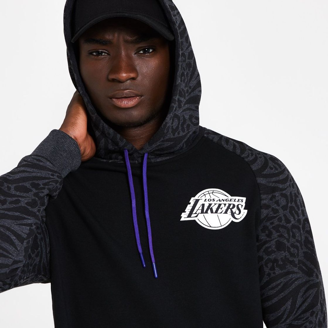 Moda New Era NBA Print Panel Hoody Boscel Sudadera