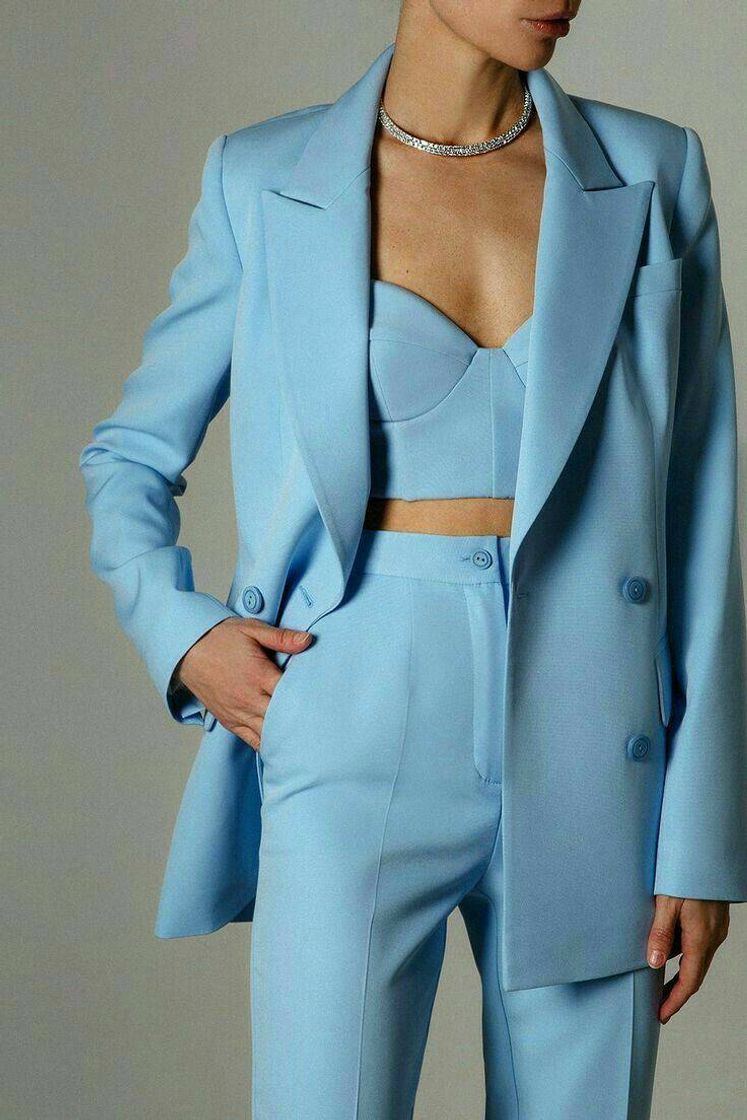 Fashion Conjunto azul pastel