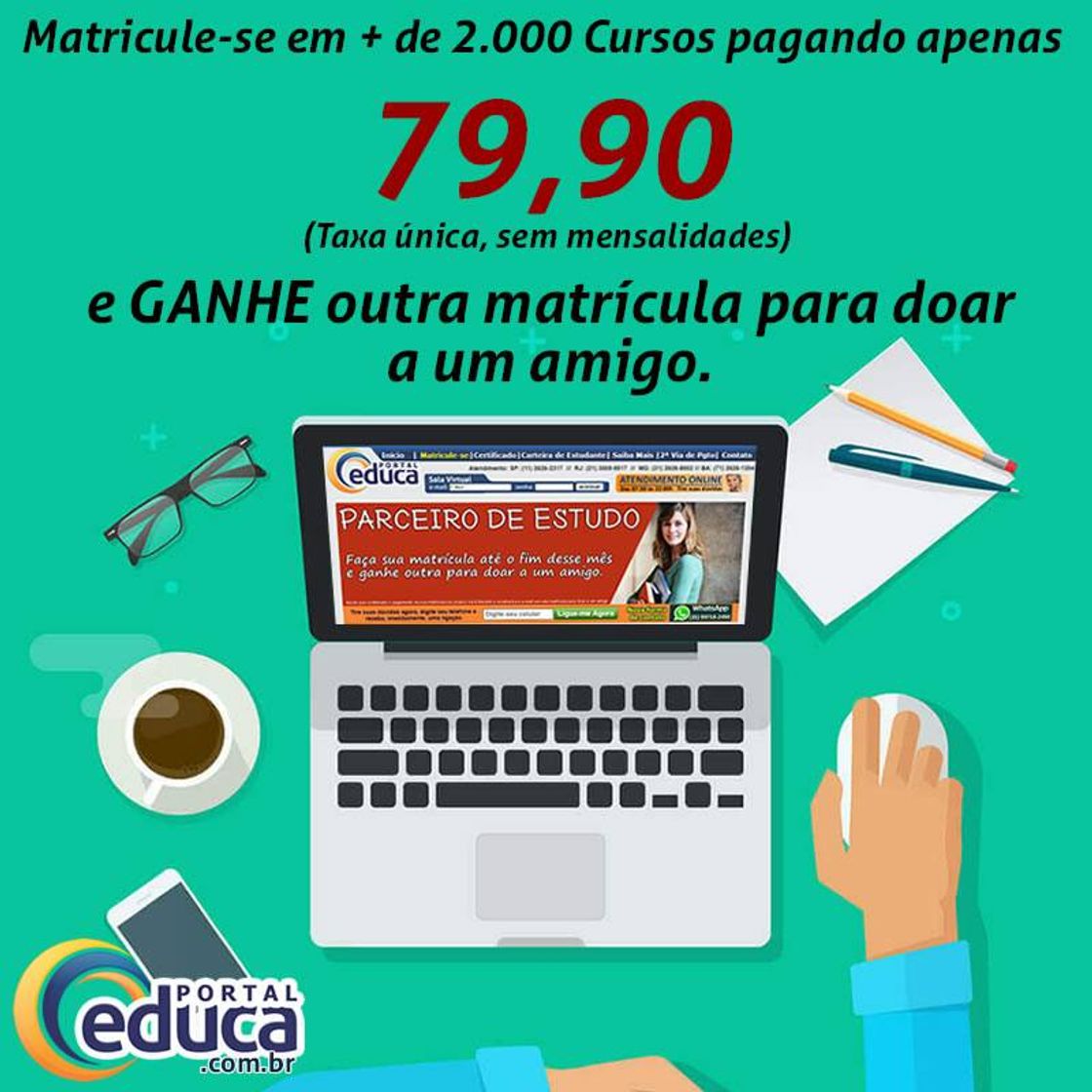 Moda Mais de 2000 cursos online,acesse o link e dê uma olhada