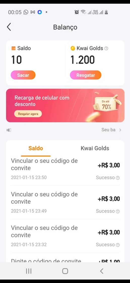 Ganhe em Reais