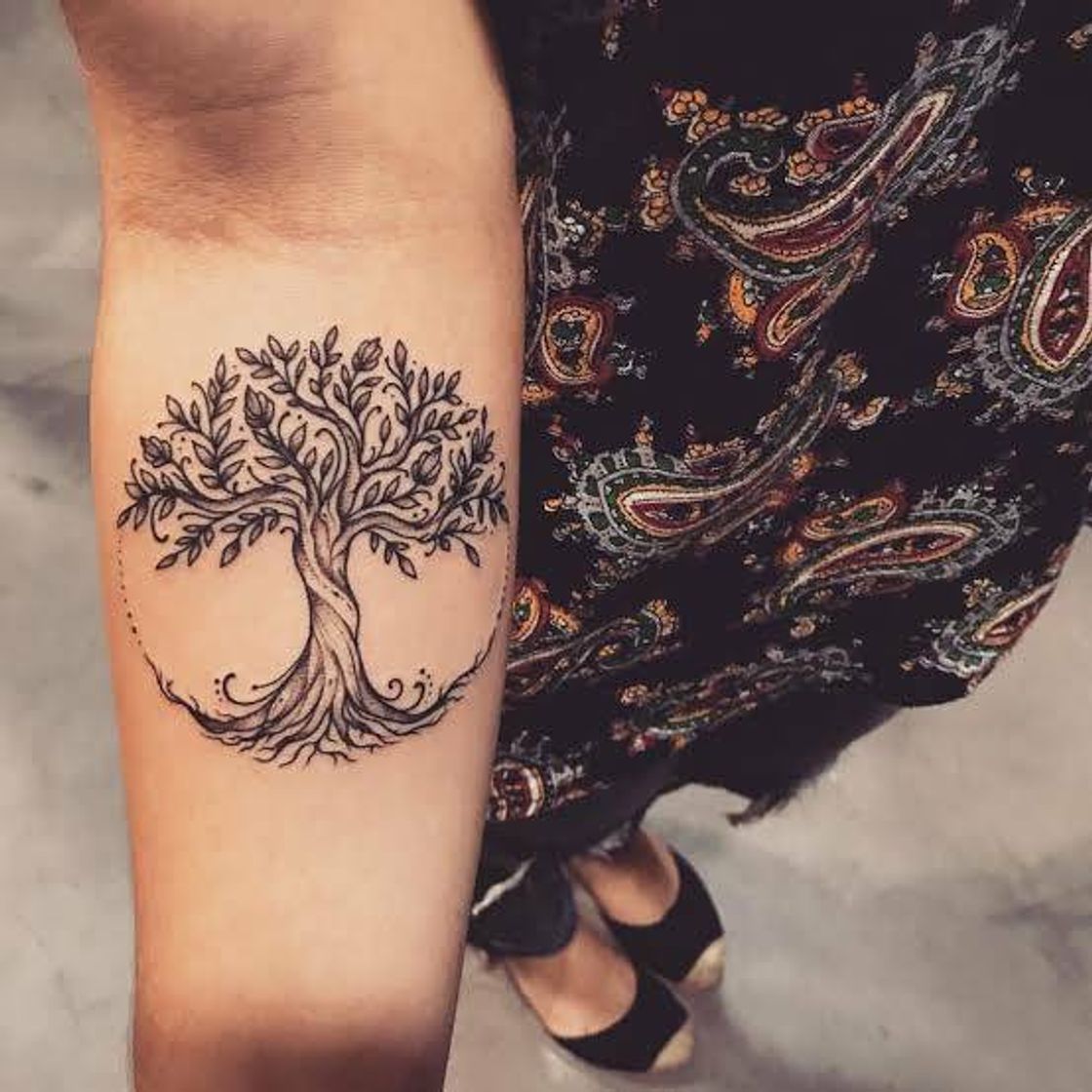 Moda Tatuagem árvore da vida 