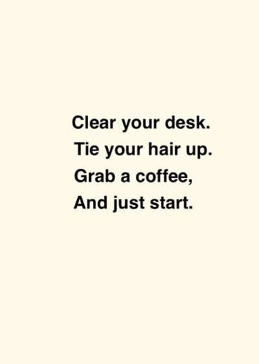 Just start☕️