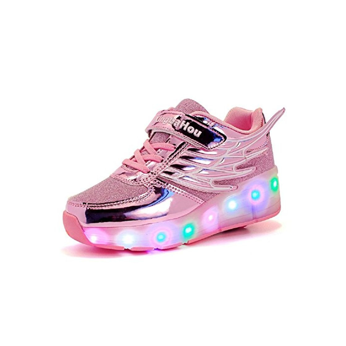 Social LuckyW Led Zapatos con Ruedas Automática Calzado de Skateboarding Deportes de Exterior Patines en Línea Brillante Mutilsport Aire Libre y Deporte Vibración Parpadeo Gimnasia Zapatillas con Alas