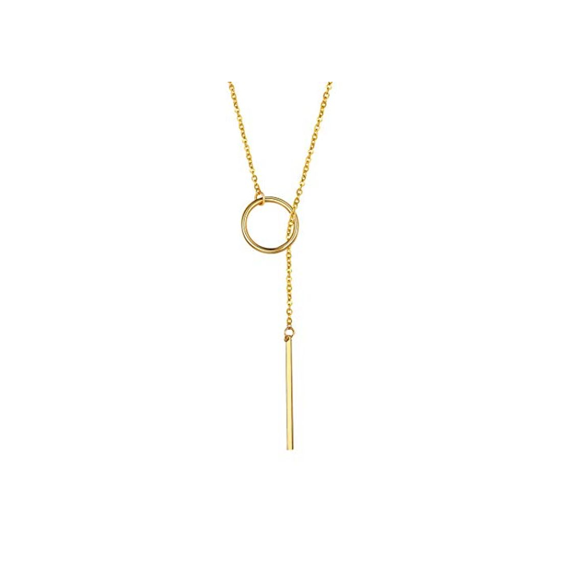 Productos GoldChic Jewelry Golden Y-Necklace for Girls Women - Collar en Forma Y