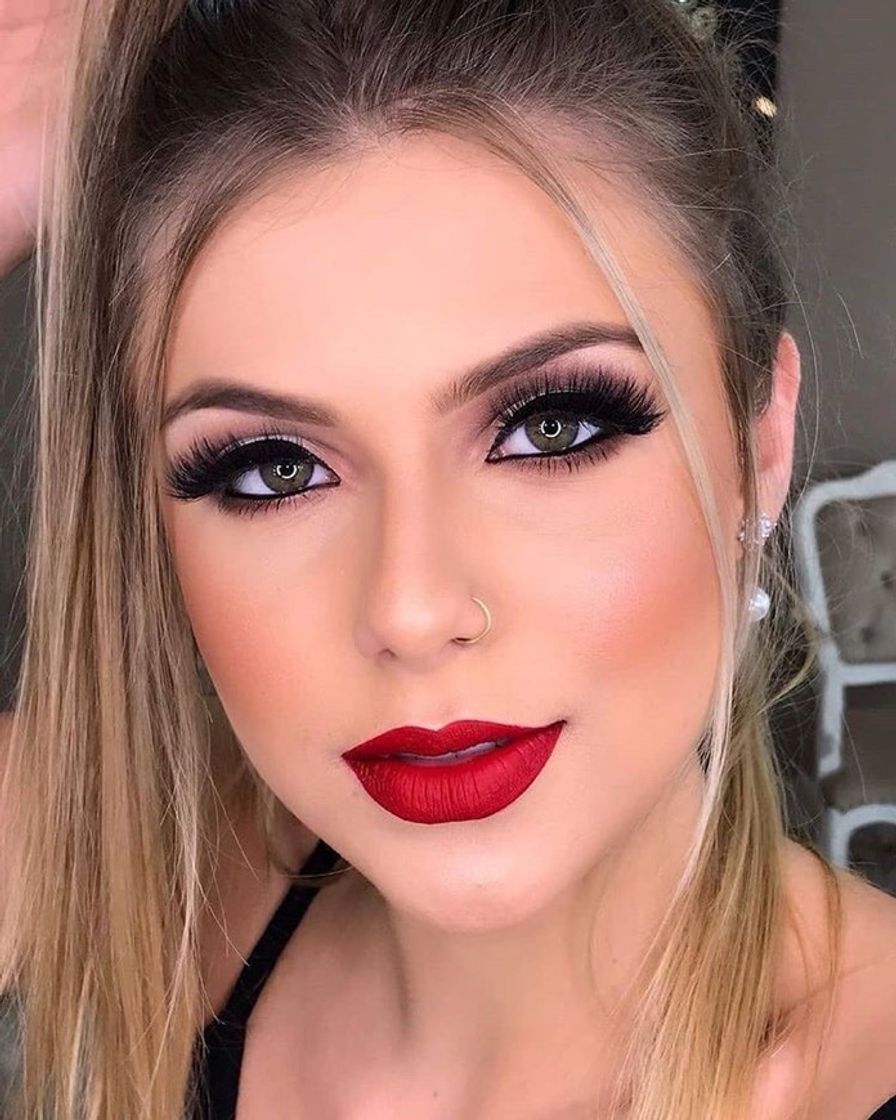 Moda Batom vermelho ♥️