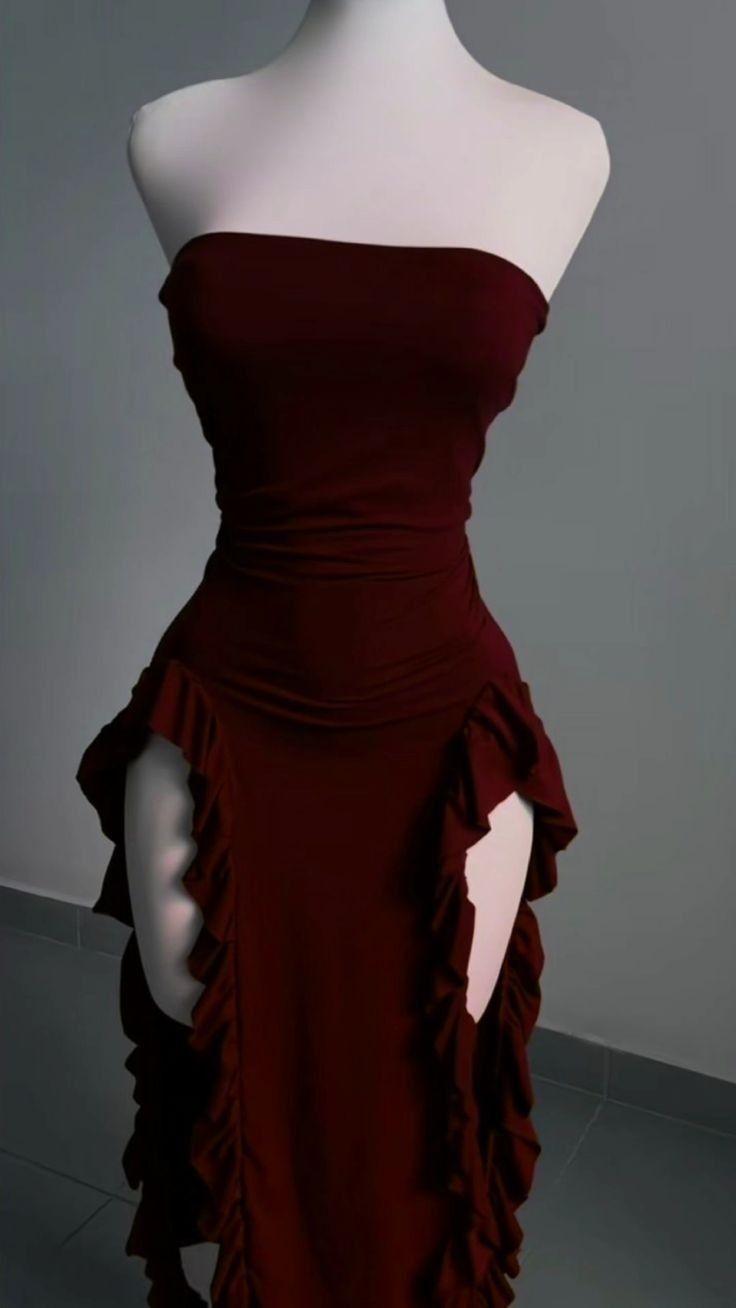 Social Vestido vinho