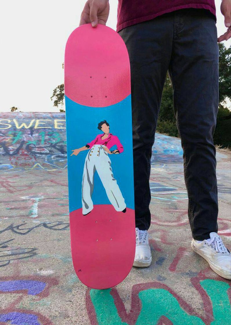 Moda Pintura em skate😜