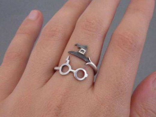 anel inspirado no Harry Potter 😍