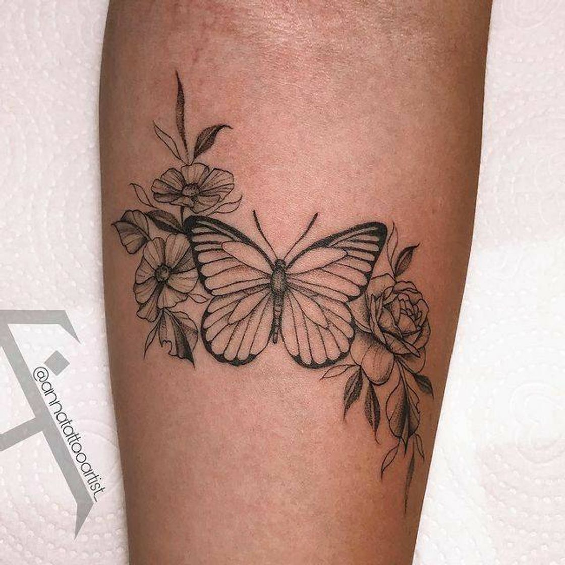 Fashion butterfly tattoo 