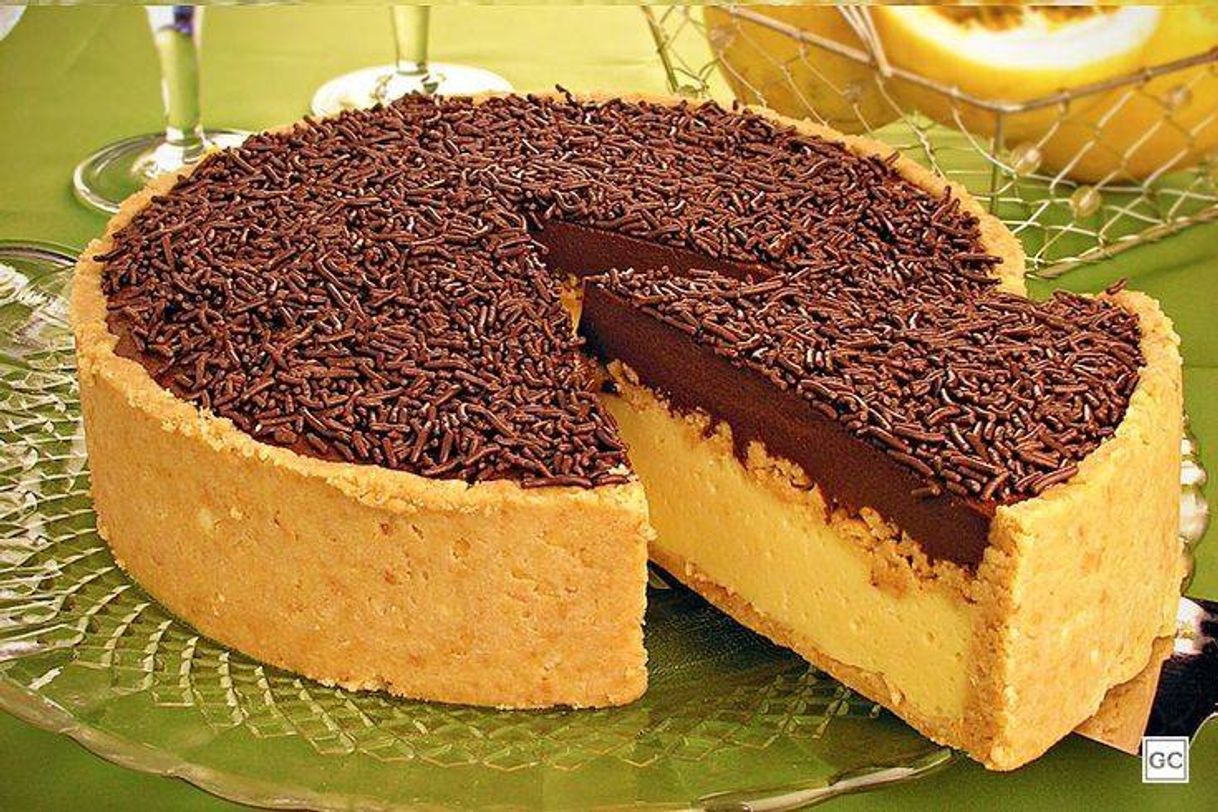 Social Torta de maracujá com chocolate😋
