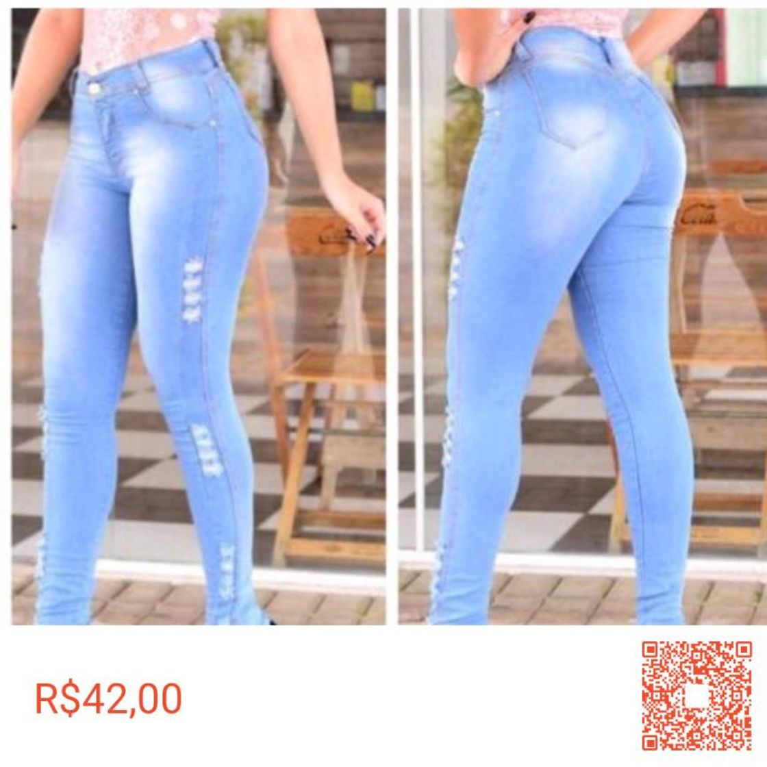 Fashion Linda calça jeans