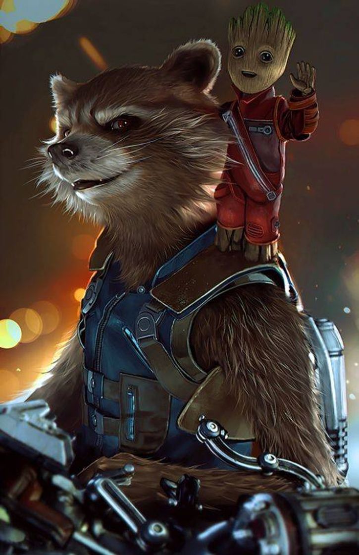 Moda Rocket and Groot