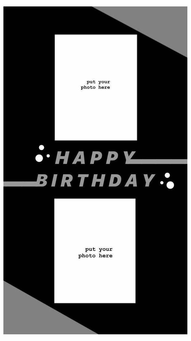 Fashion template stories happy birthday 