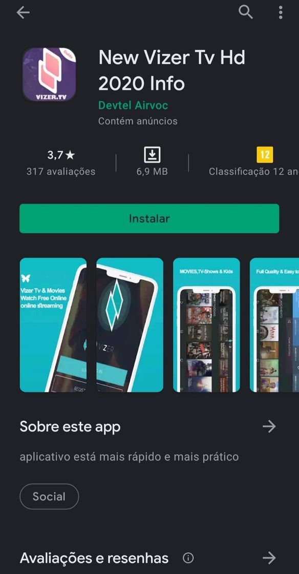 Mais um app de série gratis.