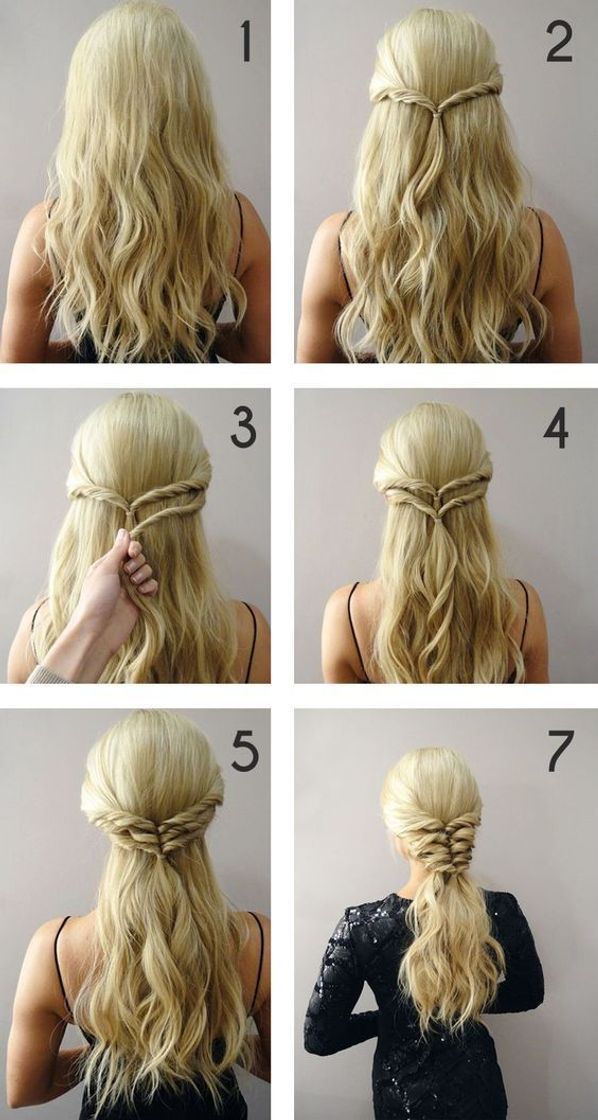 Moda Olha como vc mesmo pode fazer um penteado fácil e lindo .