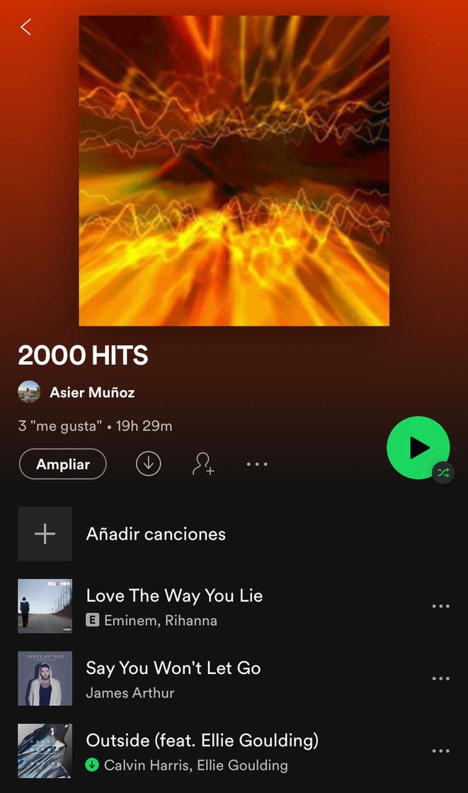 Canción 2000 Hits (Playlist) 