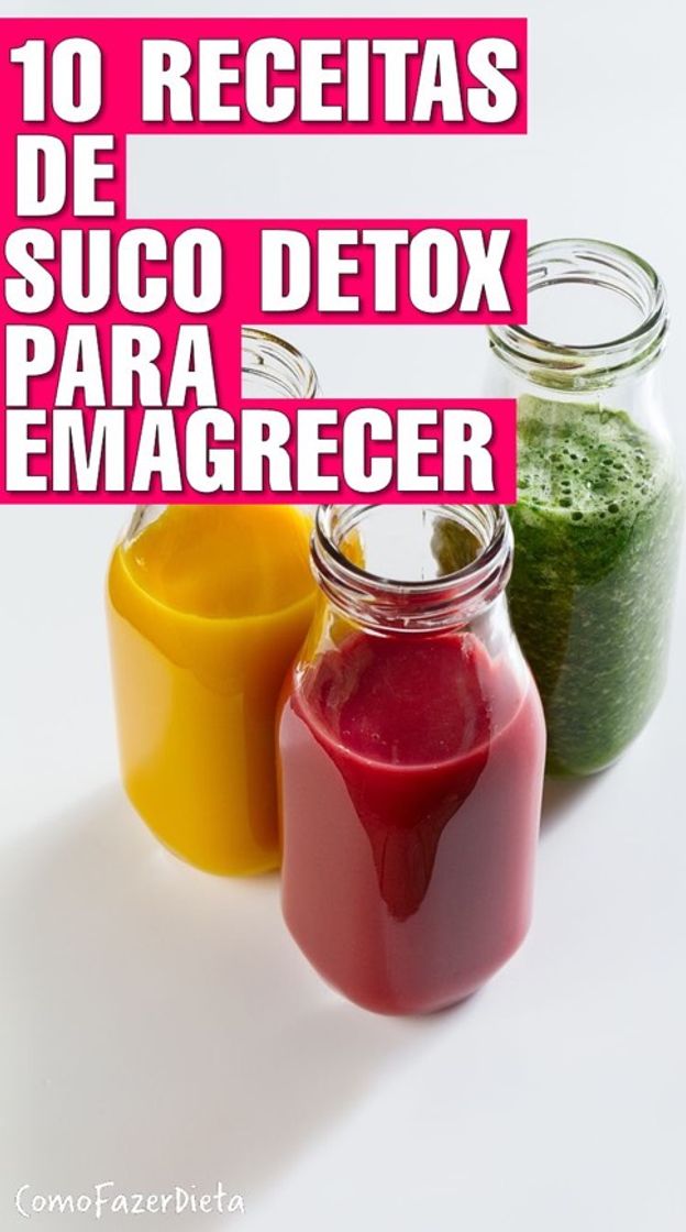 Fashion Suco detox para emagrecer 