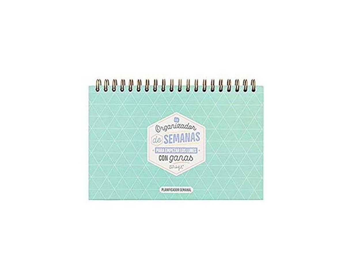 Producto Mr. Wonderful Organizador de semanas para Empezar los Lunes con ganas