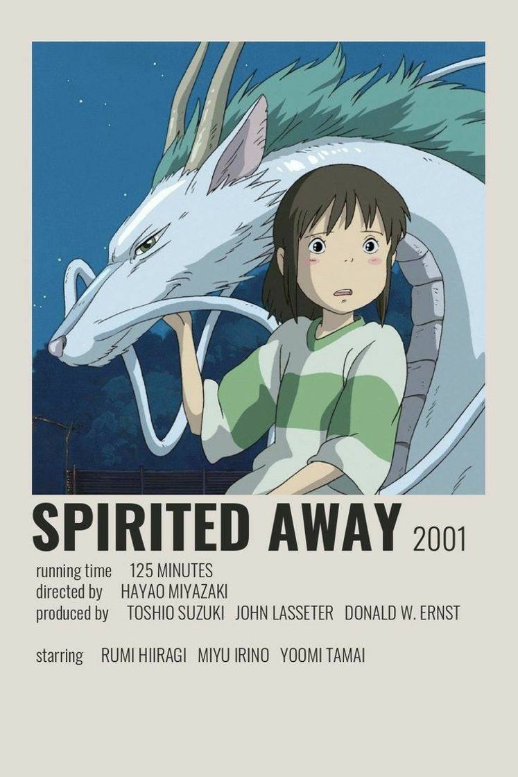 Película El viaje de Chihiro