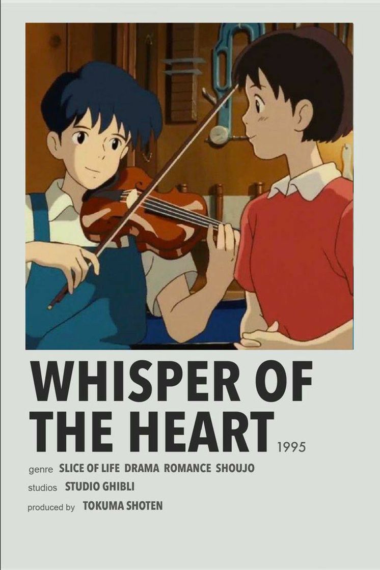 Película Susurros del corazón