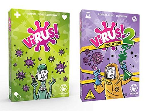 Outletdelocio. Pack Juego de Cartas Virus