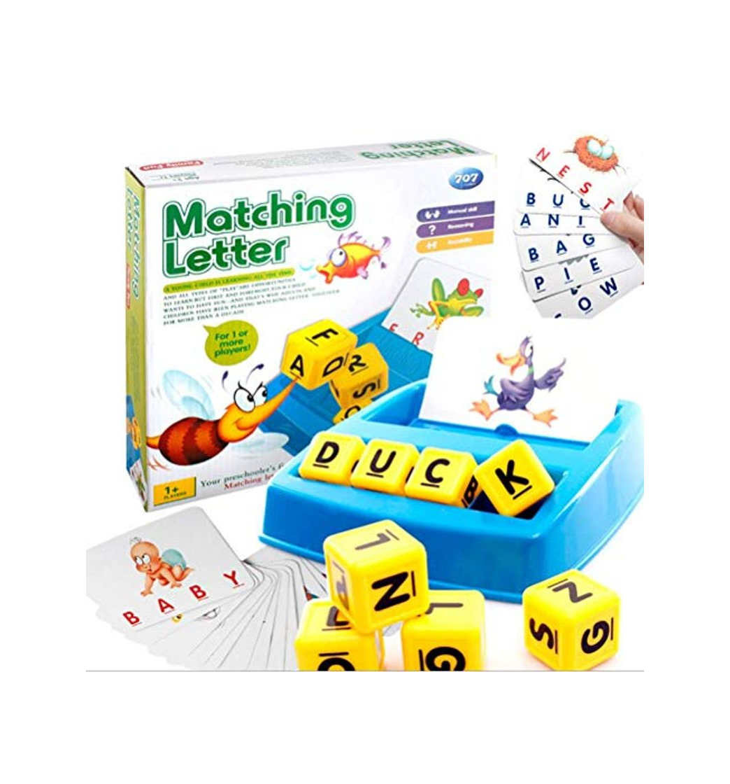 Productos Sipobuy Alphabet Letter Word Match y Spell Board Games para niños Toddle Preschoolers Educational and Learning Toy