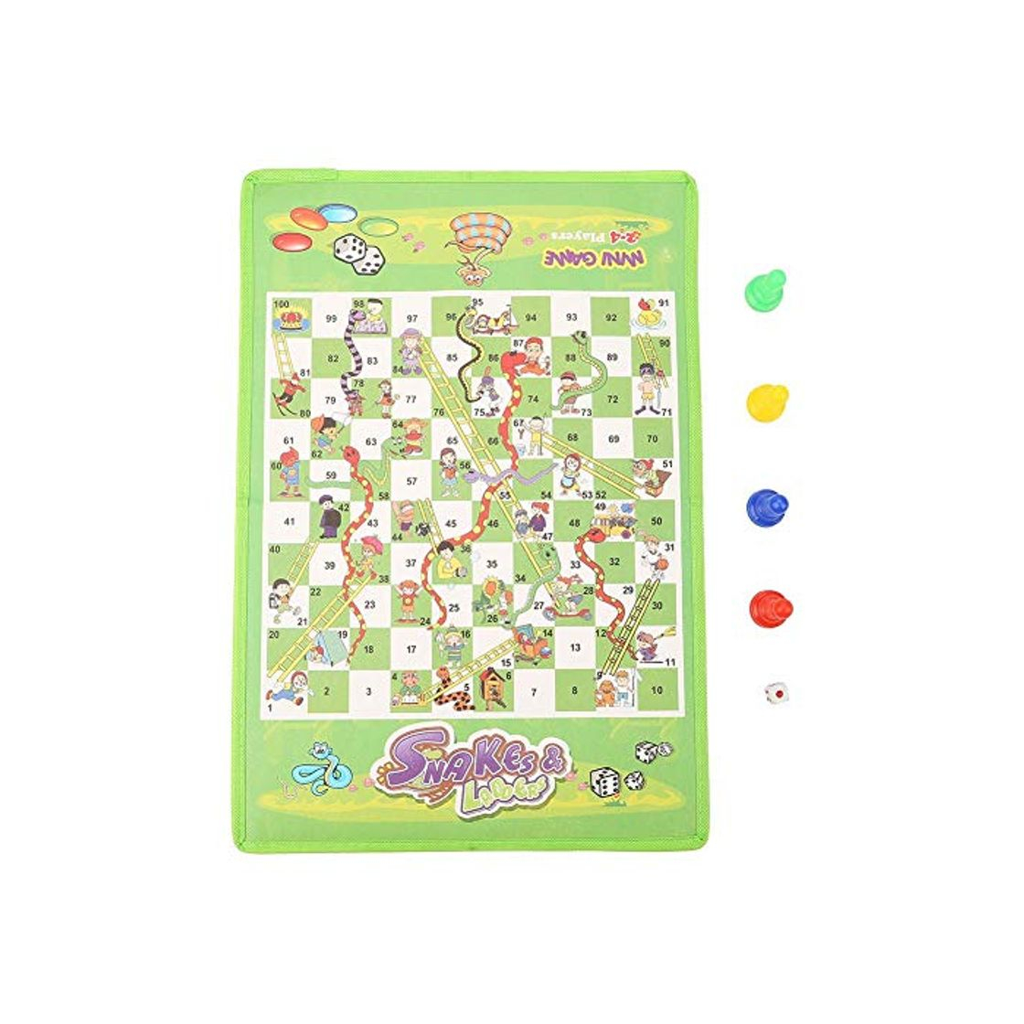 Productos Zerodis Juego de Tablero Serpientes