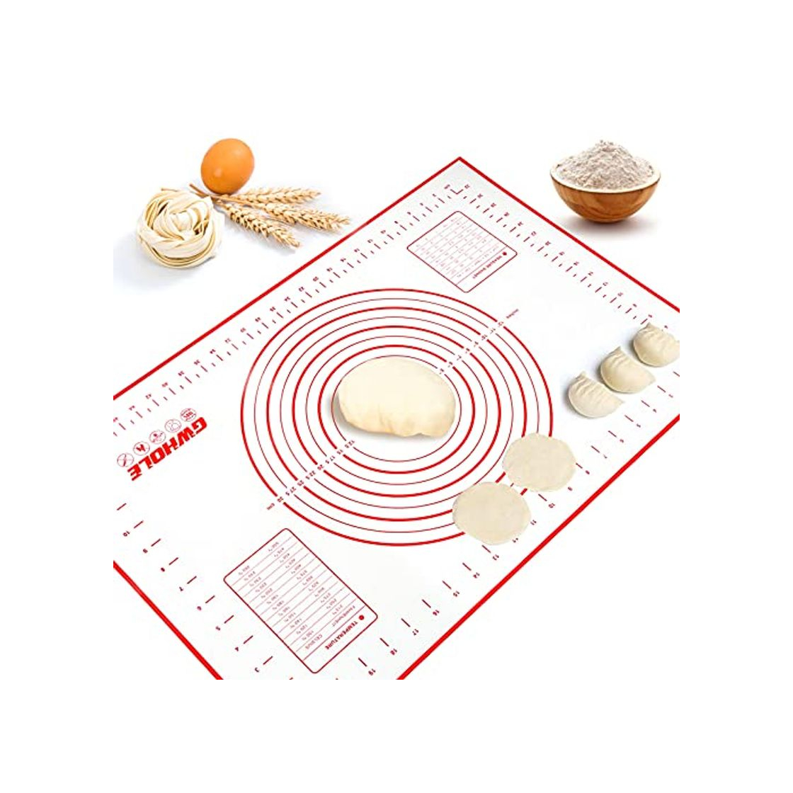 Product GWHOLE Tapete de Silicona para Hornear Baking Mat Grande Antiadherente 60 x