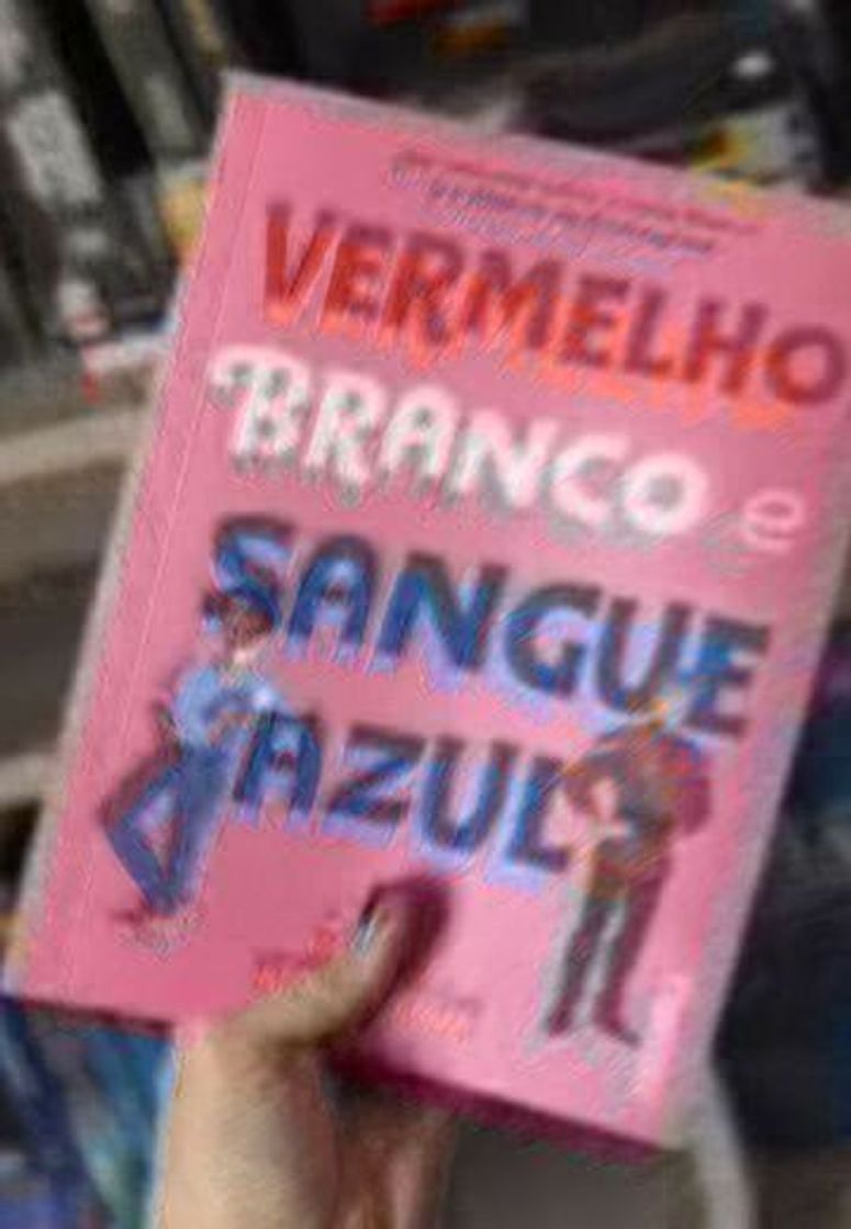 Book Vermelho Branco e Sangue Azul