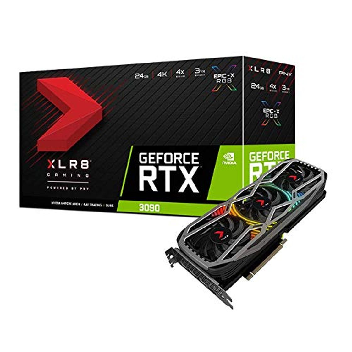 Product PNY Tarjeta Gráfica GeForce RTX™ 3090 24GB XLR8 Gaming Revel Epic