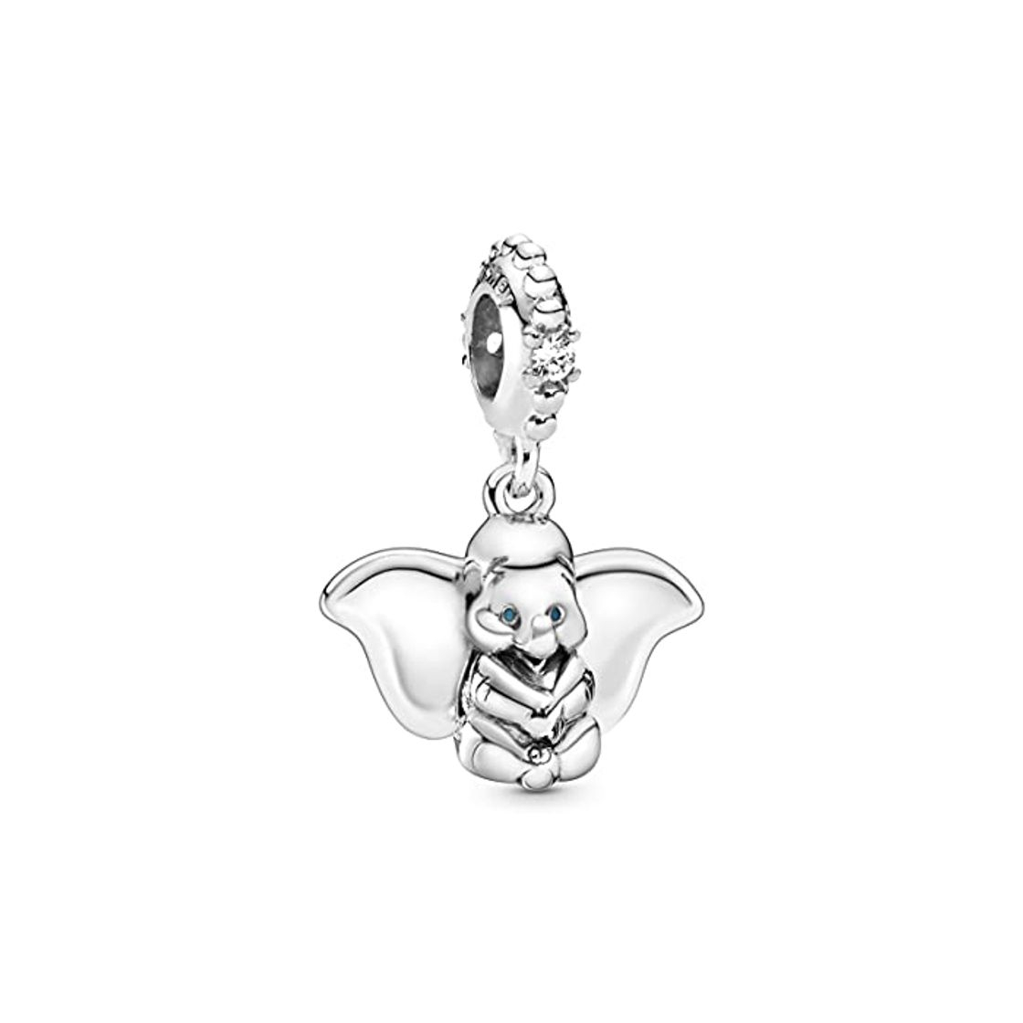 Moda Pandora Mujer Plata fina 925 plata redonda Clear Cubic Zirconia