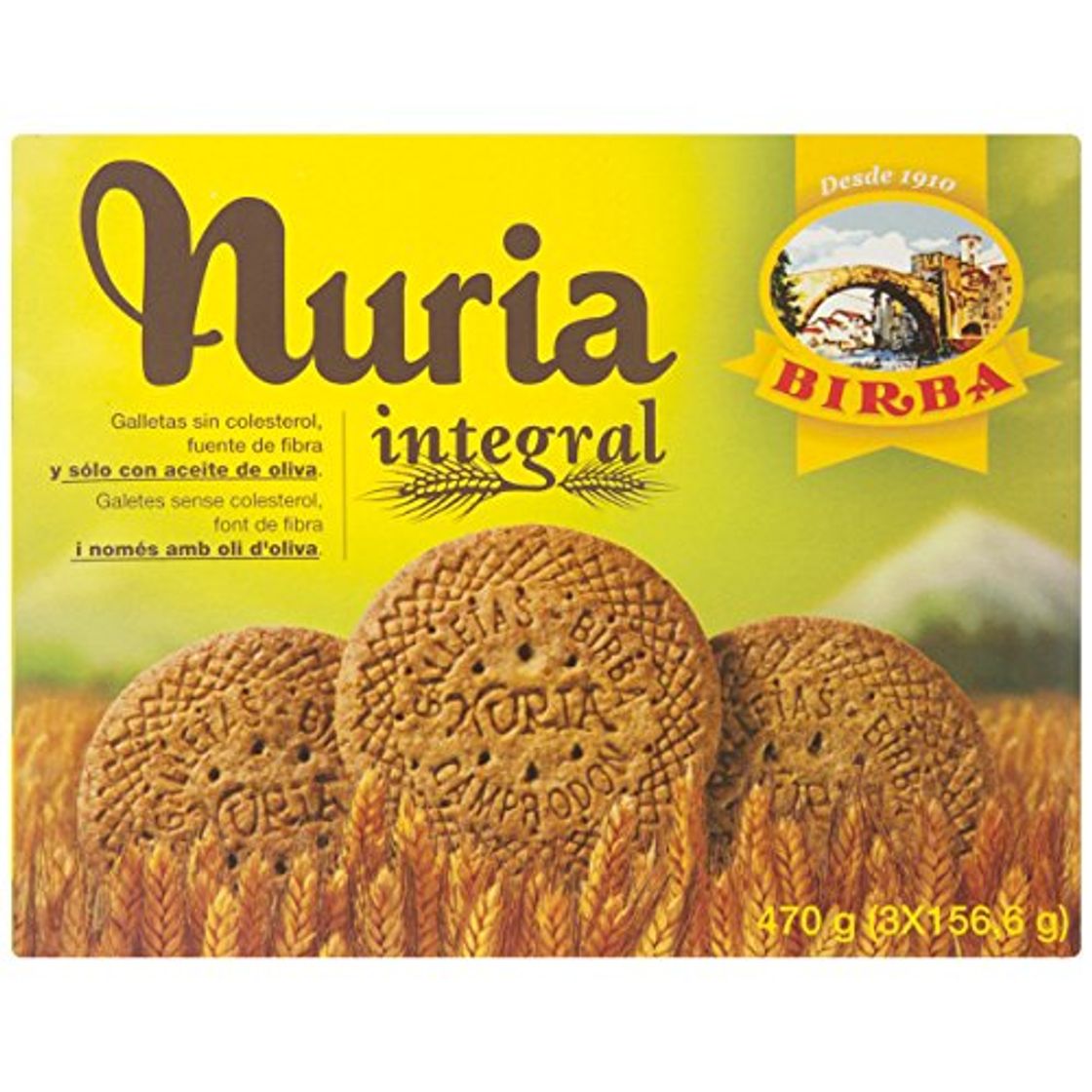 Producto Birba - Nuria - Galletas Integrales