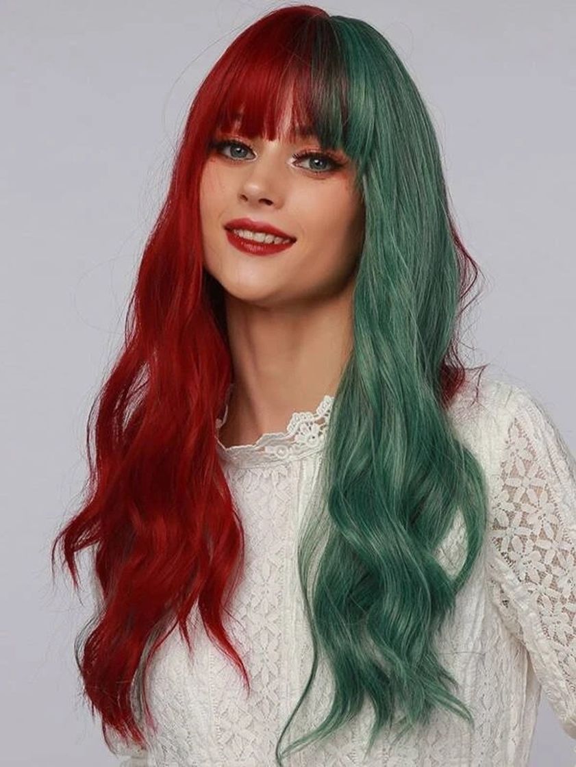 Product Red and green lace