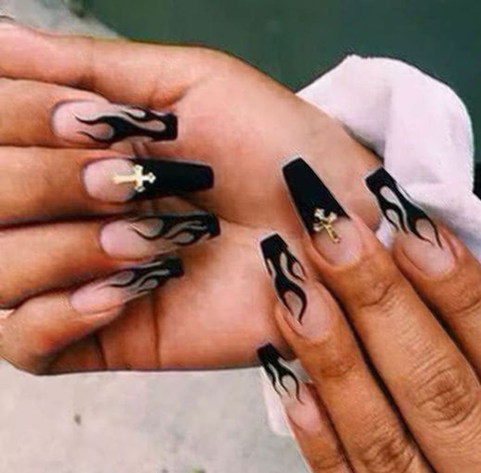 Social Unhas postiças com desenho 