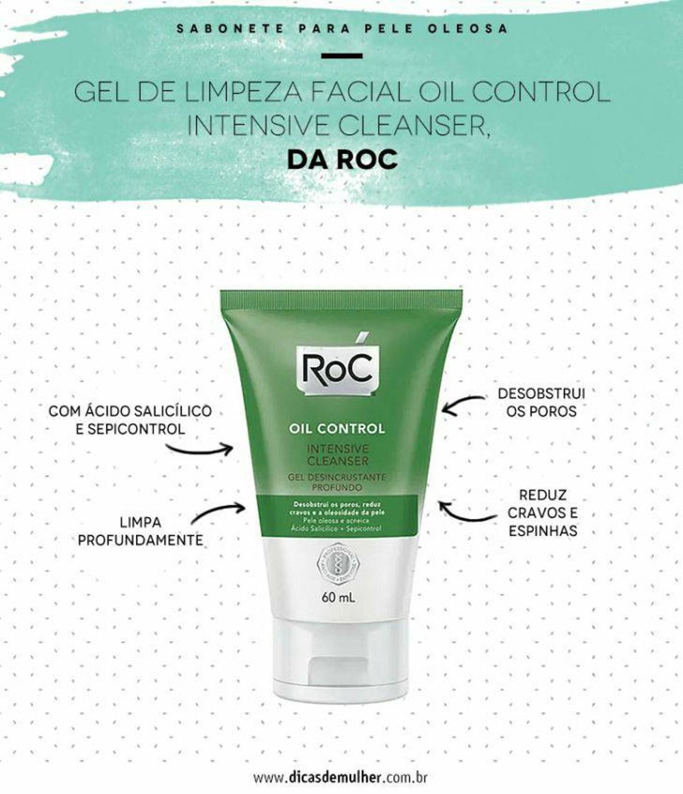 Moda Gel de limpeza facial da Roc