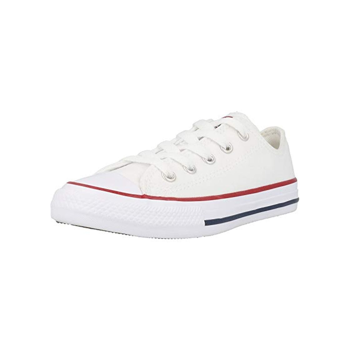 Fashion Converse Chuck Taylor All Star, Zapatillas de Lona Infantil, Blanco, 34 EU