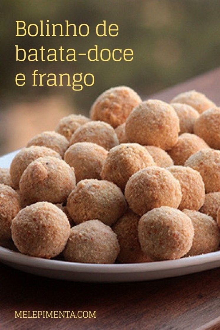 Fashion Bolinho de batata doce e frango