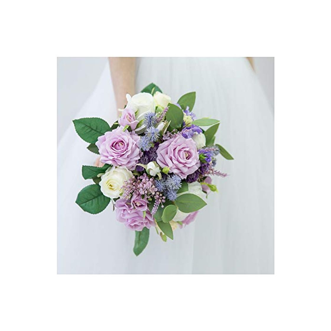 Productos Aqiong Hibeilinq Broche de Novia Novia de la Boda New Western Purple