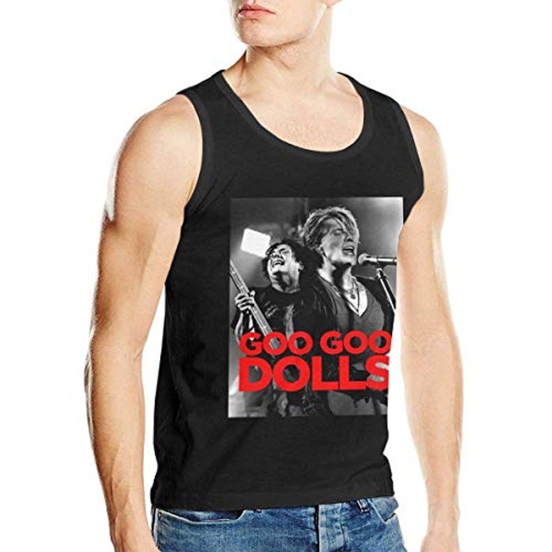 Moda Goo Goo Dolls- Cal's Angels Men Music Band Fashion Bodybuilding Tank Top