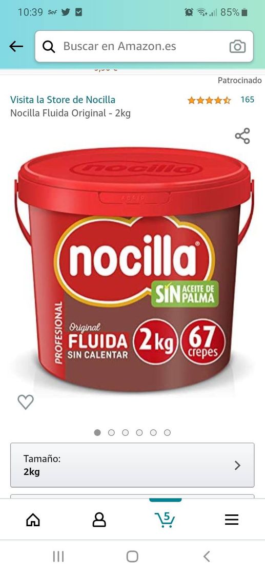 Moda Nocilla 2 kilos especial para repostería 