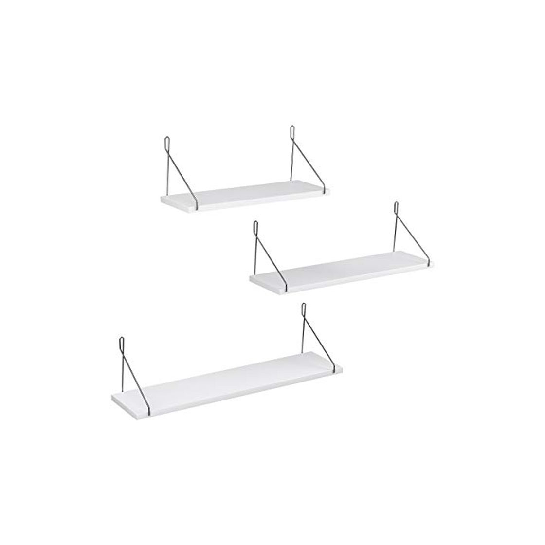 Product SONGMICS Juego de 3 Estantes de Pared