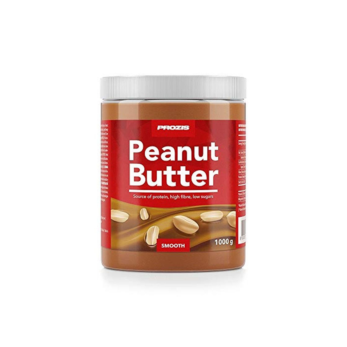 Prozis Peanut Butter 1kg - Deliciosa y de Textura Cremosa - Fuente